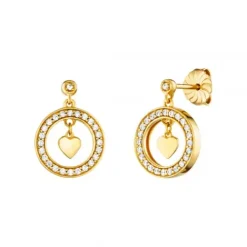 Julie Julsen (Kette mit) Herz-Ohrstecker Herz - JJER01089.3