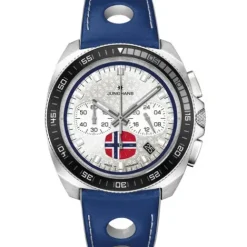 Junghans Lederarmband-1972 Chronoscope FIS Edition Trondheim Limited Edition - 41/4563.00