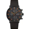 Junghans Lederarmband-FORM A Chronoscope - 27/4370.02