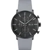 Junghans Lederarmband-FORM A Chronoscope - 27/4371.00