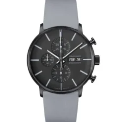 Junghans Lederarmband-FORM A Chronoscope - 27/4371.00