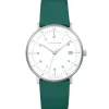 Junghans Lederarmband-max bill Damen - 47/4557.02