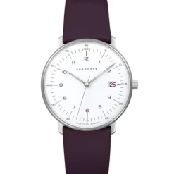 Junghans Lederarmband-max bill Damen - 47/4558.02