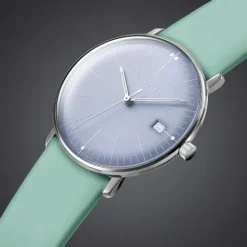 Junghans Lederarmband-max bill Damen - 47/4554.02