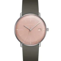 Junghans Lederarmband-max bill Damen - 47/4555.02