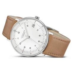 Junghans Lederarmband-max bill Kleine Automatic - 27/4107.02