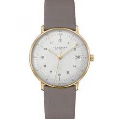Junghans Lederarmband-max bill Kleine Automatic - 27/7108.02