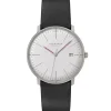 Junghans Lederarmband-max bill MEGA Solar Bauhaus - 59/2326.02