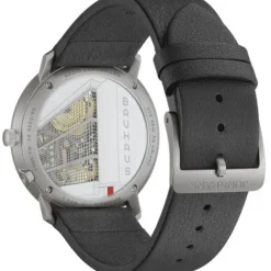 Junghans Lederarmband-max bill MEGA Solar Bauhaus - 59/2326.02