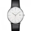 Junghans Lederarmband-max bill Quarz - 41/4817.02
