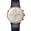 Junghans Lederarmband-Meister Chronoscope (Engl. Datum) - 27/7023.03