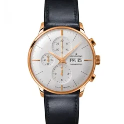 Junghans Lederarmband-Meister Chronoscope (Engl. Datum) - 27/7023.03