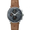 Junghans Lederarmband-Meister Chronoscope - 27/4224.02