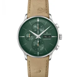 Junghans Lederarmband-Meister Chronoscope (Engl. Datum) - 27/4222.03