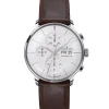 Junghans Lederarmband-Meister Chronoscope (Engl. Datum) - 27/4120.03