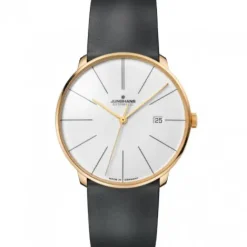Junghans Lederarmband-Meister fein Automatic - 27/7150.00