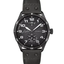 Junghans Lederarmband-Meister Pilot Automatic - 27/4491.00