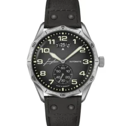 Junghans Lederarmband-Meister Pilot Automatic - 27/4490.00