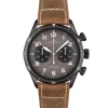 Junghans Lederarmband-Meister Pilot Chronoscope - 27/3794.00