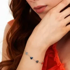 La Petite Story (Kette mit) Herz-Collection Silver Heart Armband - LPS05AWV20