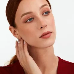 La Petite Story (Kette mit) Herz-Collection Silver Heart Ohrringe - LPS01AWV08