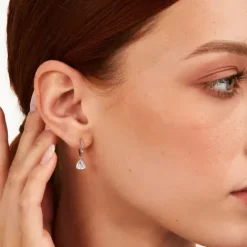 La Petite Story (Kette mit) Herz-Collection Silver Heart Ohrringe - LPS01AWV08