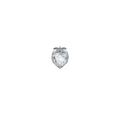 La Petite Story (Kette mit) Herz-Heart Einzel Ohrstecker - LPS02AQM50