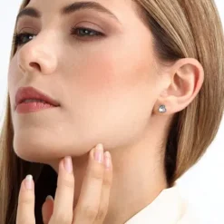 La Petite Story (Kette mit) Herz-Heart Einzel Ohrstecker - LPS02AQM50