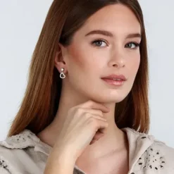 La Petite Story (Kette mit) Herz-Heart Einzel Ohrstecker - LPS02AQM58