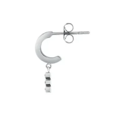 La Petite Story Ohrringe-Orecchini Einzel Buchstaben E Ohrring - LPS02AQM73