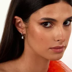 La Petite Story Ohrringe-Orecchini Einzel Buchstaben E Ohrring - LPS02AQM73