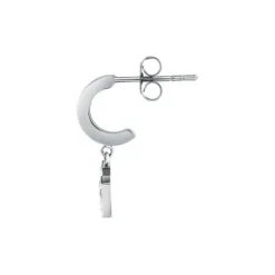 La Petite Story Ohrringe-Orecchini Einzel Buchstaben M Ohrring - LPS02AQM69