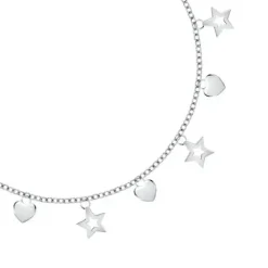 La Petite Story (Kette mit) Herz-Silver Heart Star Armband - LPS05AWV14