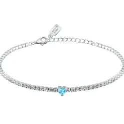 La Petite Story (Kette mit) Herz-Silver Tennis Heart Armband - LPS05AWV44