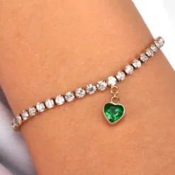 La Petite Story (Kette mit) Herz-Tennis Love Heart Armband - LPS05ASD28