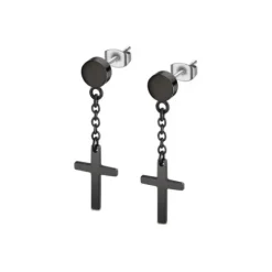 Lotus (Kette mit) Kreuz-Ohrringe - LS2175-4/2