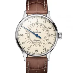Meistersinger Lederarmband-Pangaea Day Date - PDD903