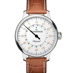 Meistersinger Lederarmband-Perigraph (43 mm) - AM1001G