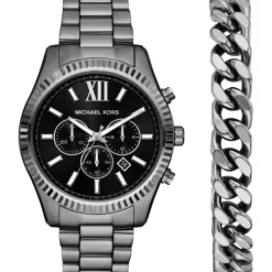 Michael Kors Metallarmband-Lexington Chronograph - MK9217SET
