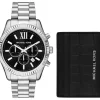 Michael Kors Metallarmband-Lexington Chronograph - MK1091SET