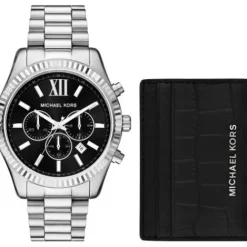 Michael Kors Metallarmband-Lexington Chronograph - MK1091SET