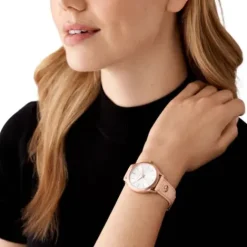 Michael Kors Lederarmband-Slim Runway - MK7467