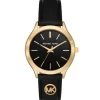 Michael Kors Lederarmband-Slim Runway - MK7482
