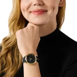 Michael Kors Lederarmband-Slim Runway - MK7482