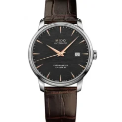 Mido Lederarmband-Baroncelli Chronometer Silicon Gent - M027.408.16.061.00