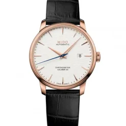 Mido Lederarmband-Baroncelli Chronometer Silicon Gent - M027.408.36.031.00