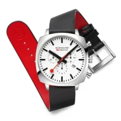 Mondaine Lederarmband-Grand Cushion Vegan - MSL.41410.LBV.SET