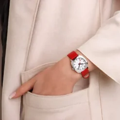 Mondaine Lederarmband-Petite Cushion Vegan - MSL.31110.LCV