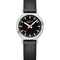 Mondaine Lederarmband-Stop2go (34 mm) Vegan - MST.34020.LBV.SET