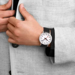 Mondaine Lederarmband-Stop2go Vegan - MST.4101B.LBV.2SE